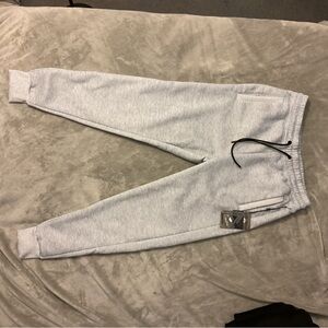 Men's Light Gray Jogger Sweatpants - Casual Comfort